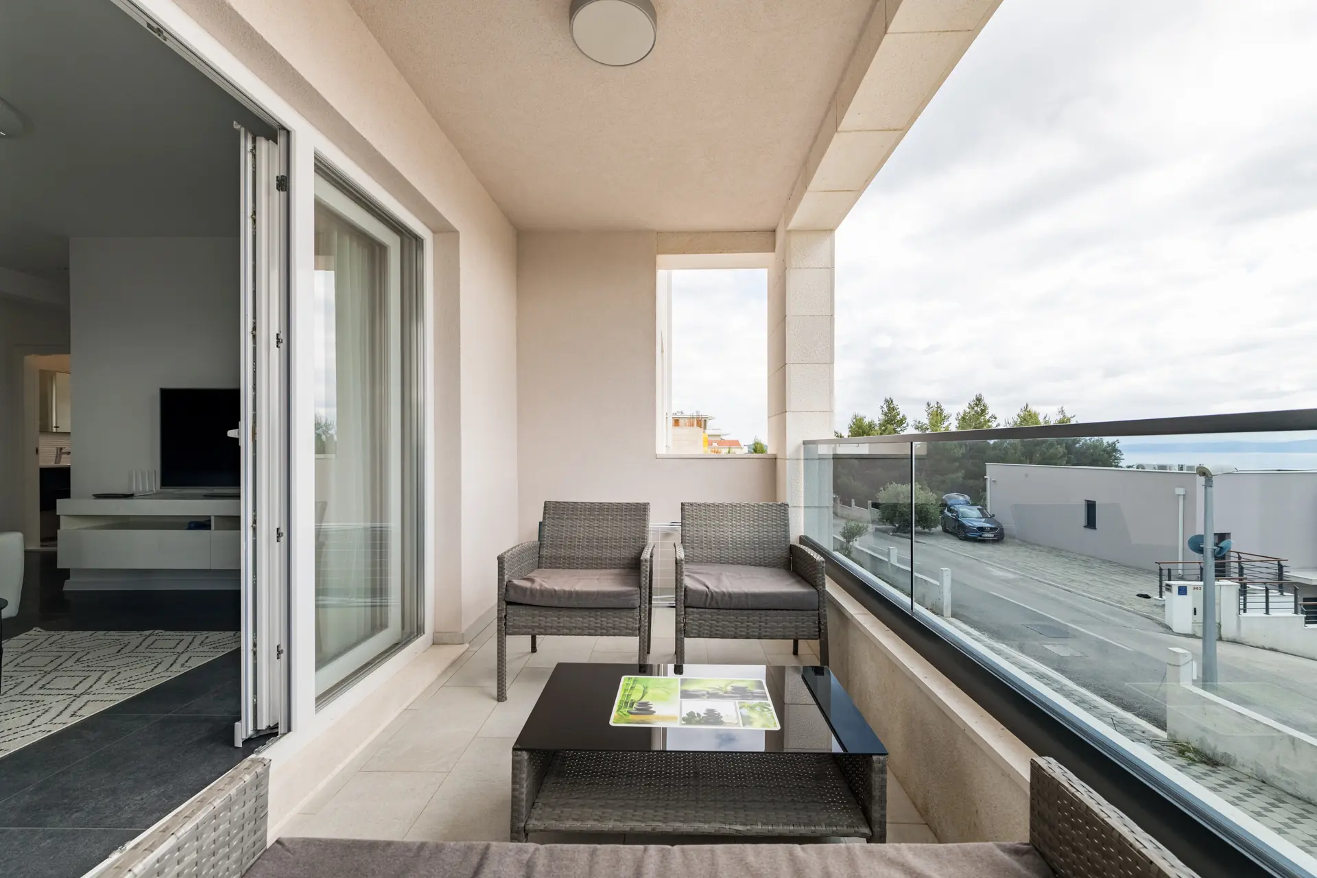 Meerblick-Balkon Ferienhaus Ferias Makarska - Remote-Arbeitsplatz