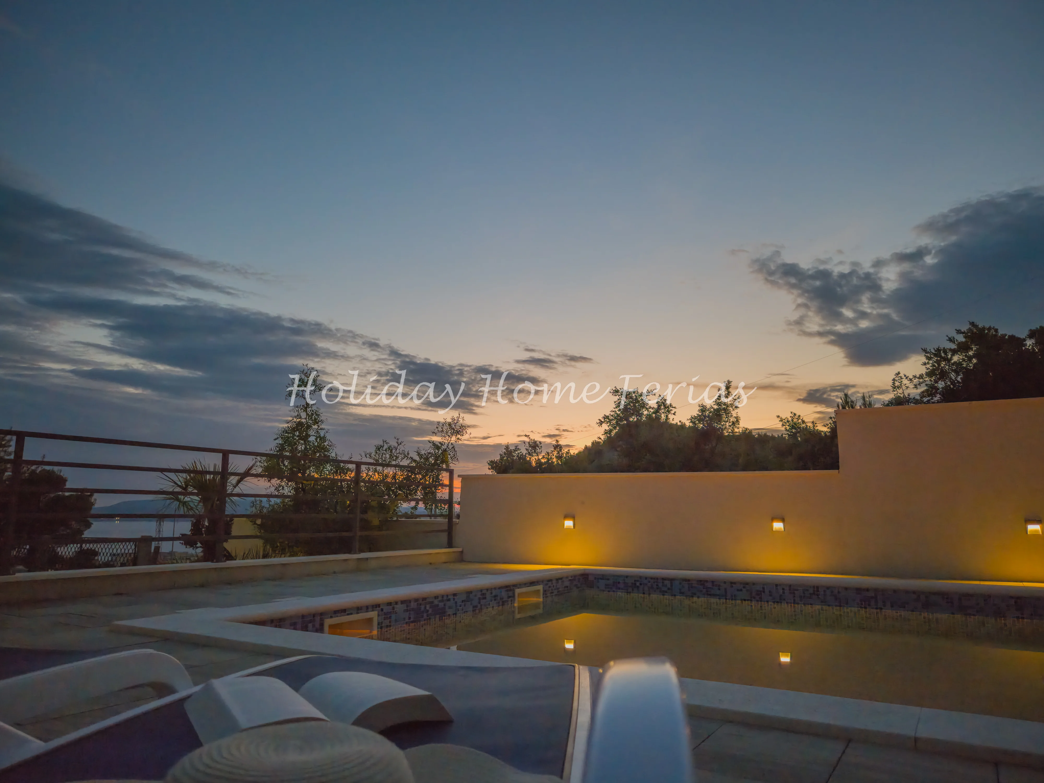 Privatpool Ferienhaus Ferias Makarska